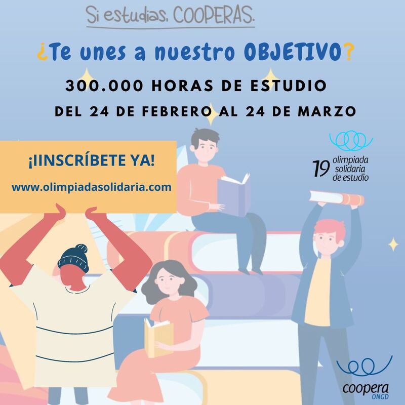 Hoy comienza la edición 19 de la  Olimpiada Solidaria de Estudios